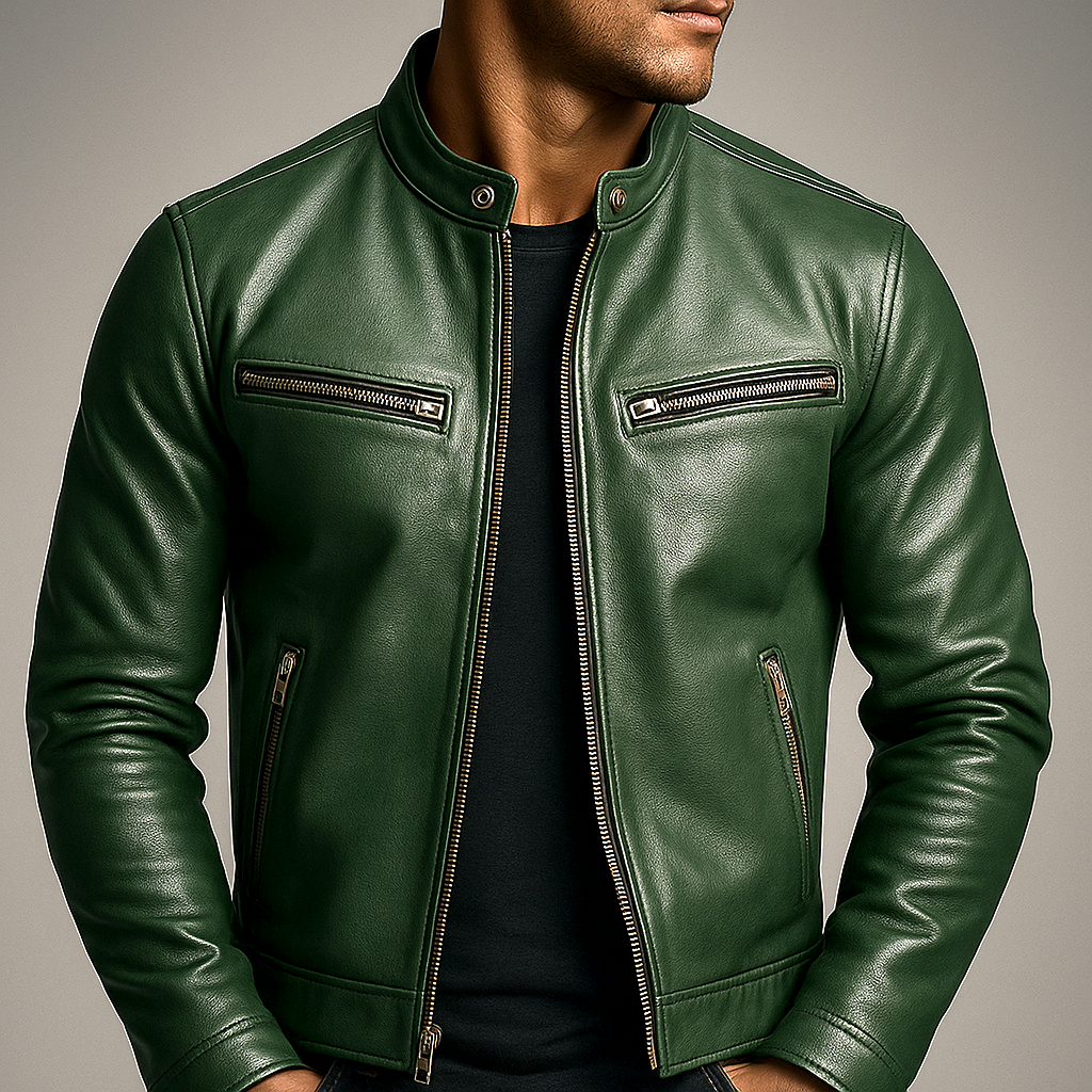 Men's Vintage Leather Jacket – Timeless Style, Top-Quality Craftsmanship