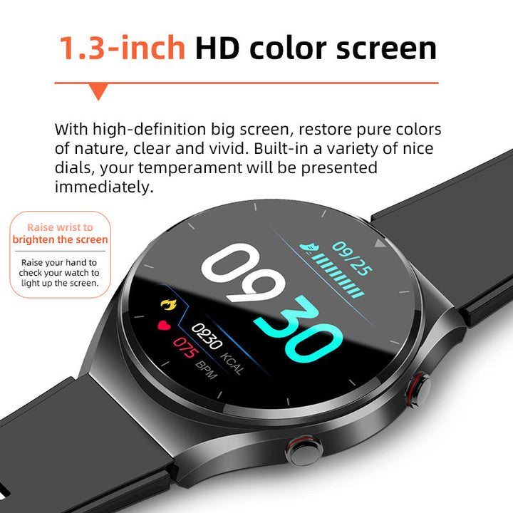 One-Click Blood Glucose Measurement|Blood Glucose Blood Pressure ECG|ECG HRV Heart Rate Monitoring Smart Health Watch