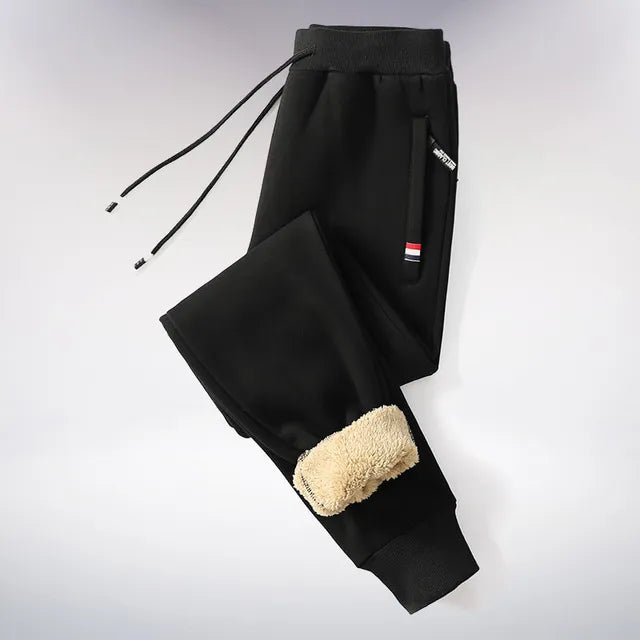 Winter Jogging Bottoms | Straight Fleece Pants