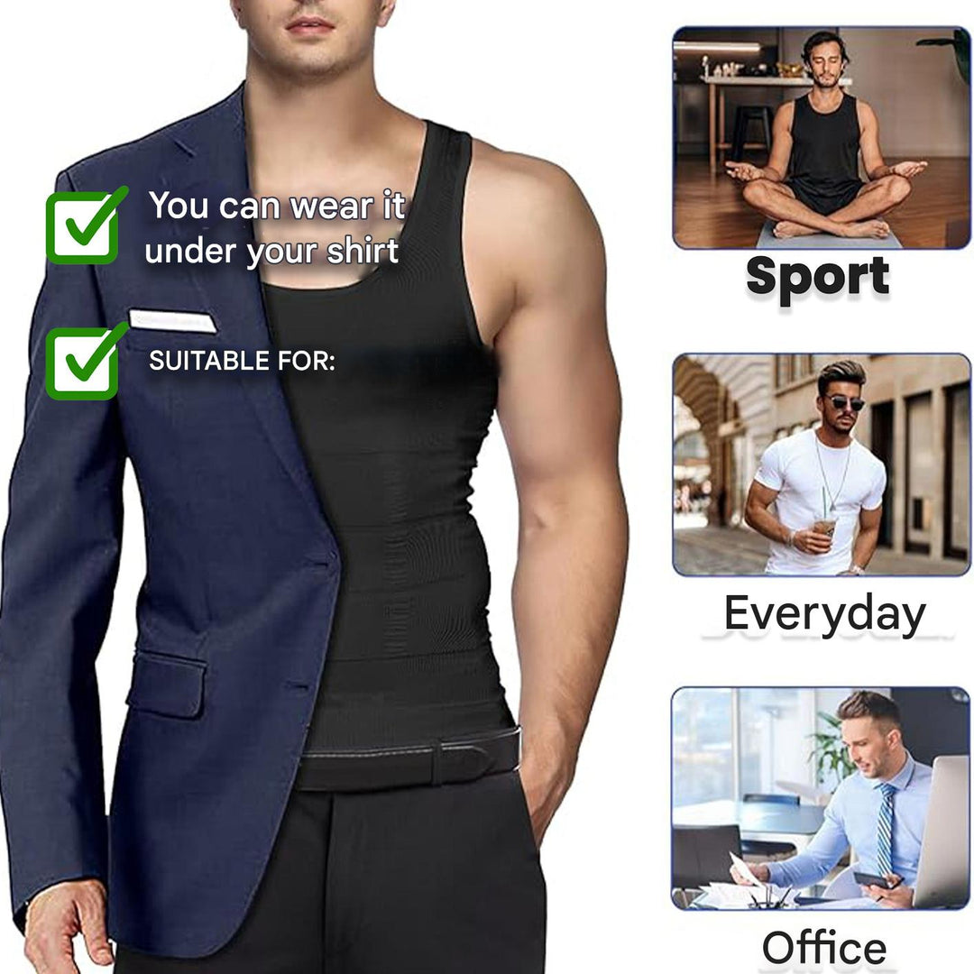 Men's Shaping Compression Undershirt – Noah