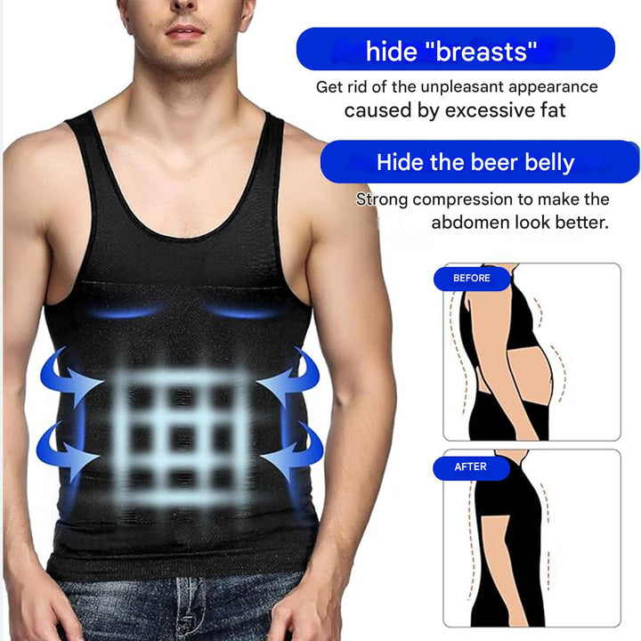 Men's Shaping Compression Undershirt – Noah
