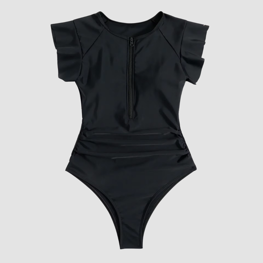 Mia – Zipper One-Piece Swimsuit