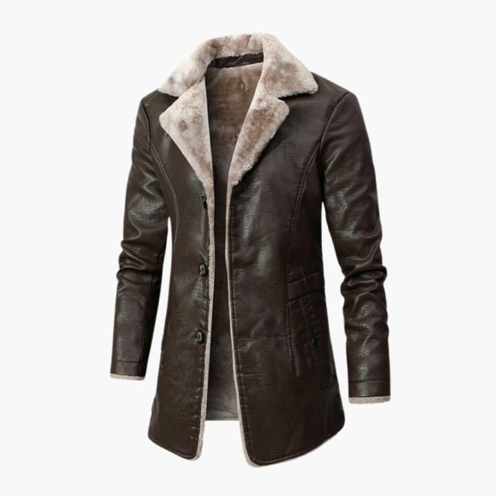 Wool Winter Coat – Elegant Coat for Men, Warm