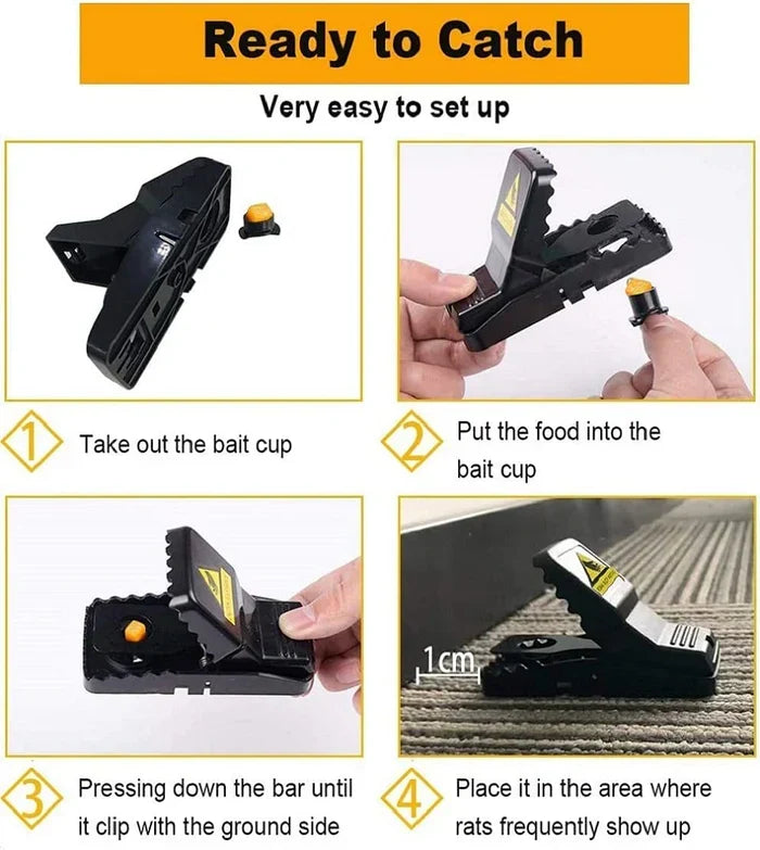 Heavy Duty Mouse Traps (6 pcs)