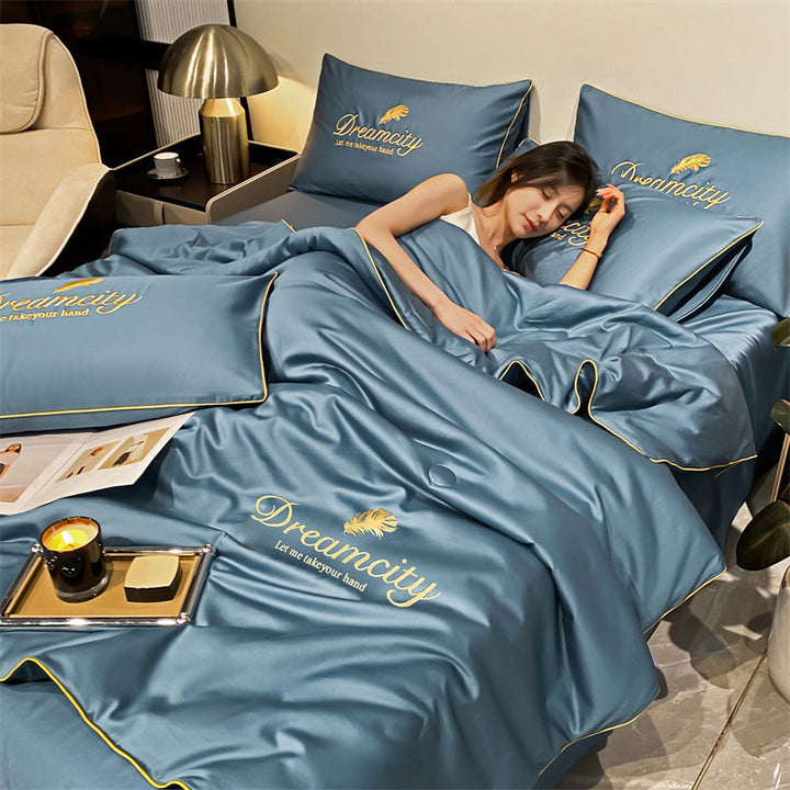 FrostEase Premium Cooling Bedding | Light, Breathable, Machine-Washable Sleep Solution