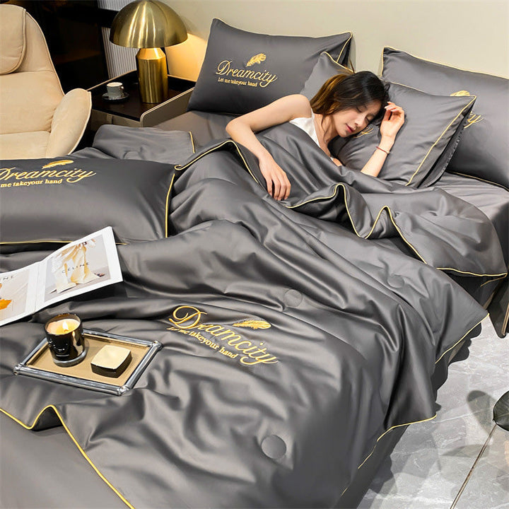 FrostEase Premium Cooling Bedding | Light, Breathable, Machine-Washable Sleep Solution