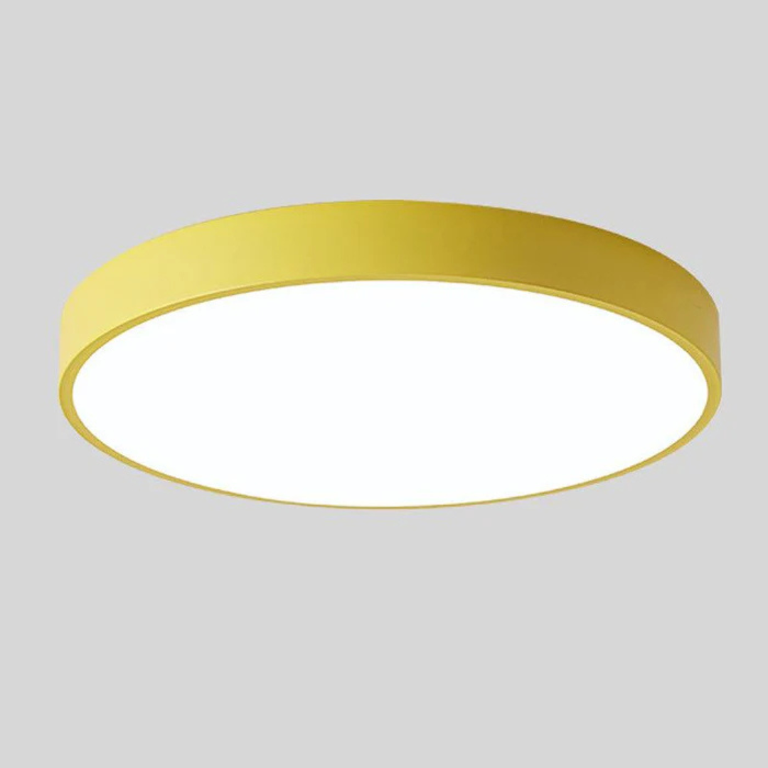 Delos Scandi Wooden Ceiling Light | Natural LED Designer Light