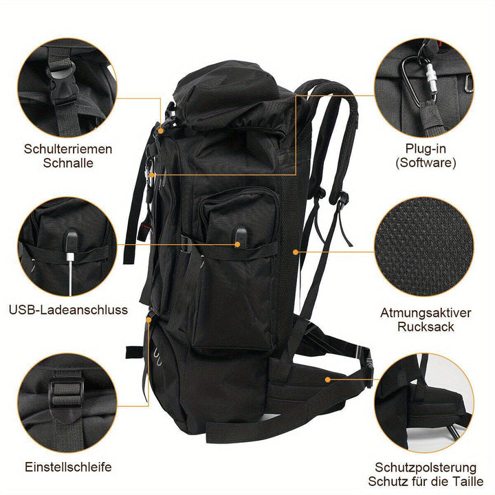 Explorer 80L Trekking Backpack – Sturdy and Versatile