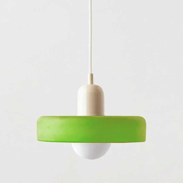 Bauhaus Stained Glass Pendant Lamp