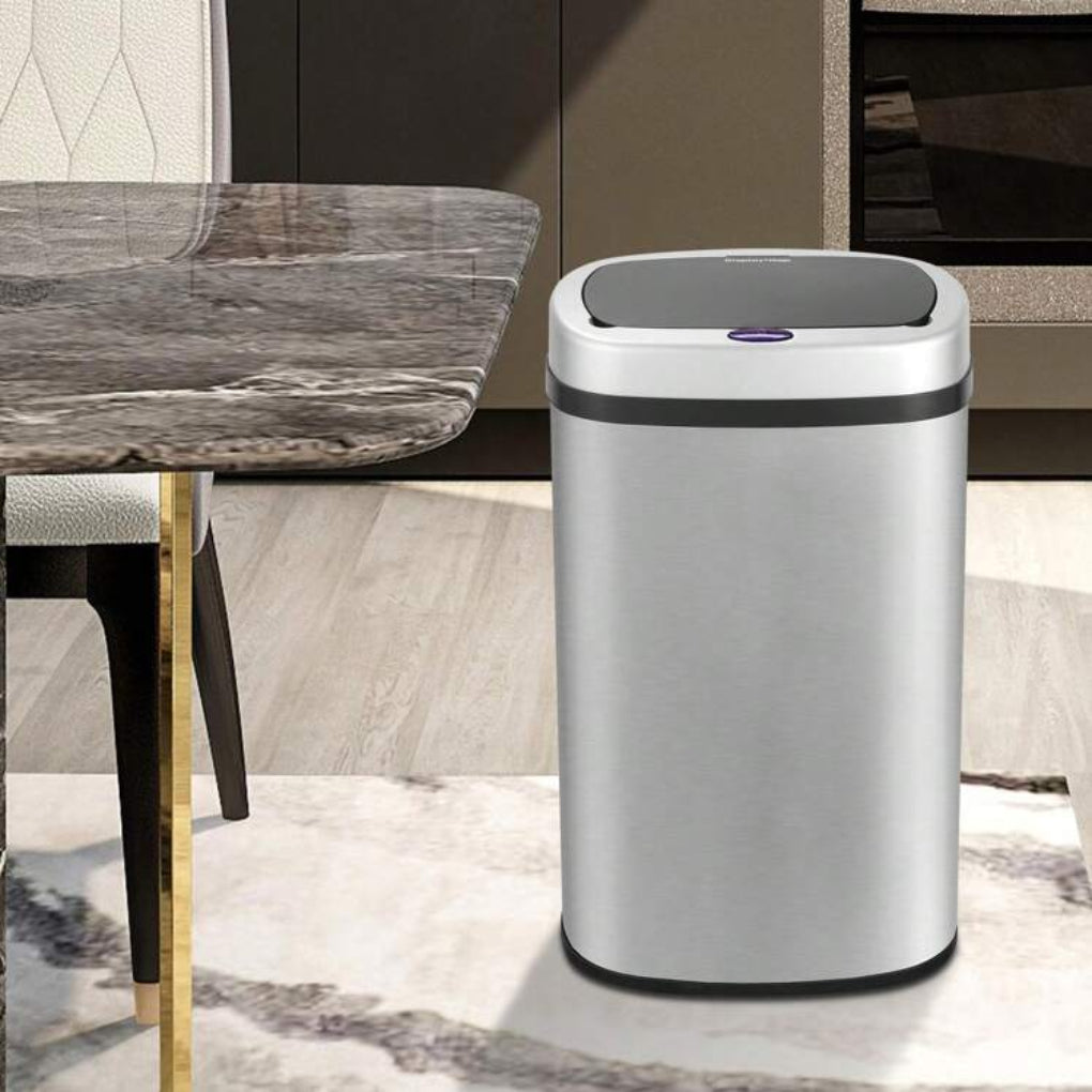 Stainless Steel Automatic Touchless Kitchen & Bathroom Sensor Bin 15L