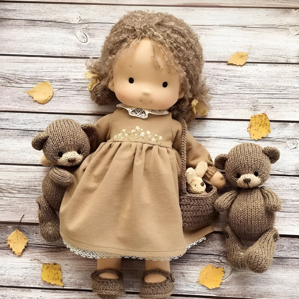 Handmade Waldorf Cuddly Doll