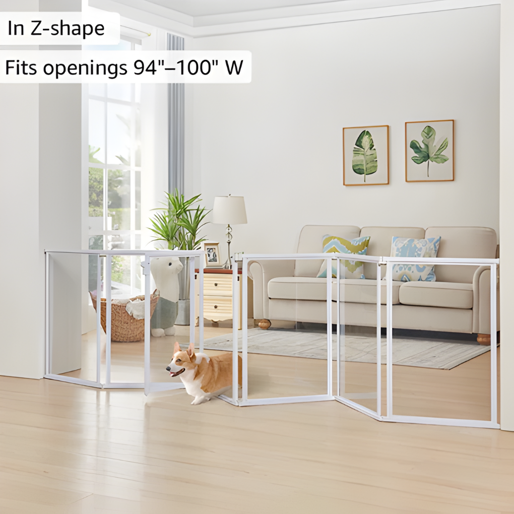 Clear Acrylic Dog Playpen