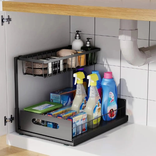 2-Tier Under-Sink Drawer Organiser – Arlo