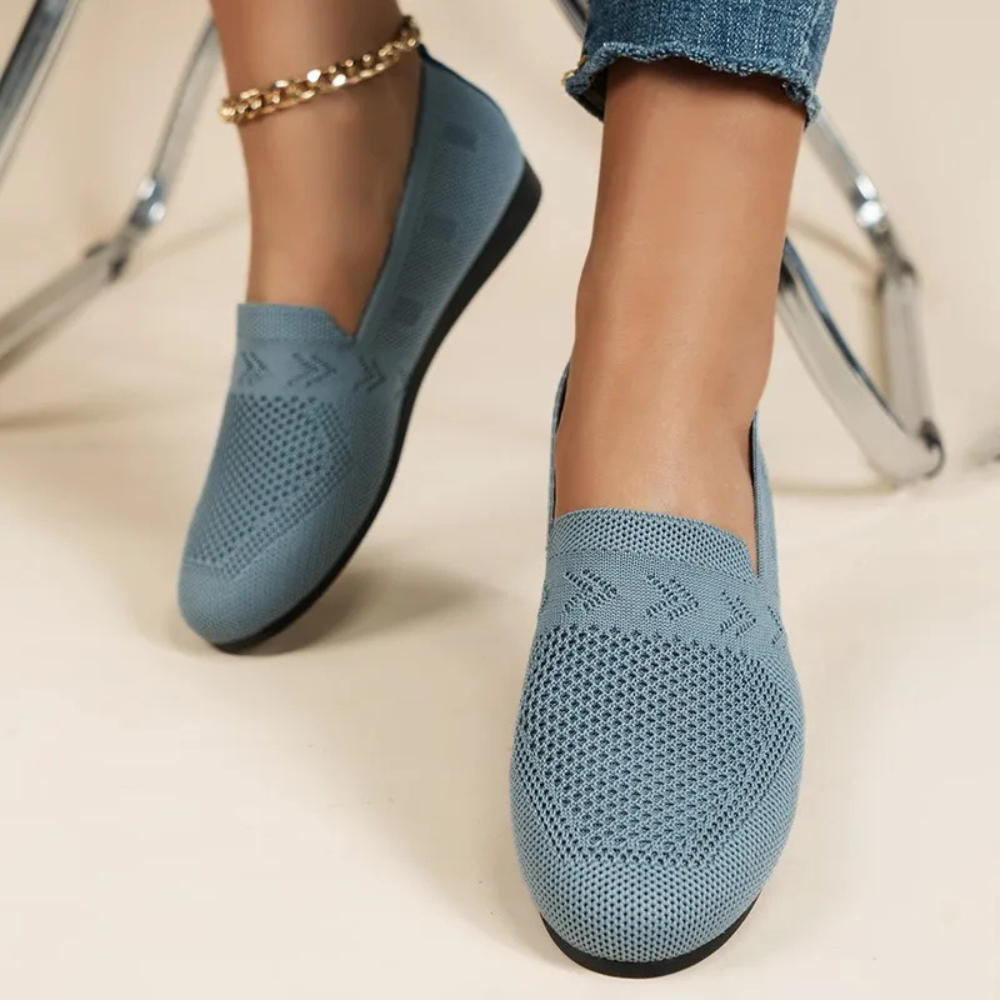 Breathable Mesh Slip-On Shoes for Women