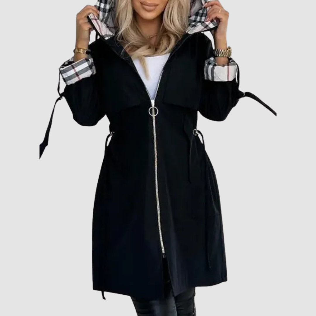 Waterproof Hooded Zip-Up Coat