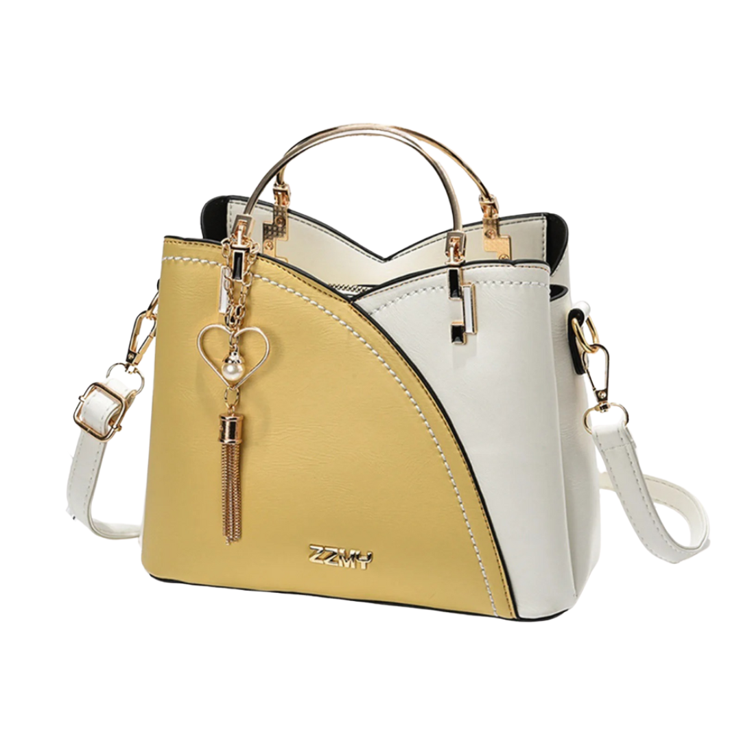 Luxetote – Vintage Patchwork PU Leather Handbag for Women