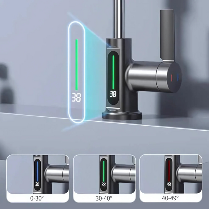 Flexible LED Faucet for Kitchen & Bathroom