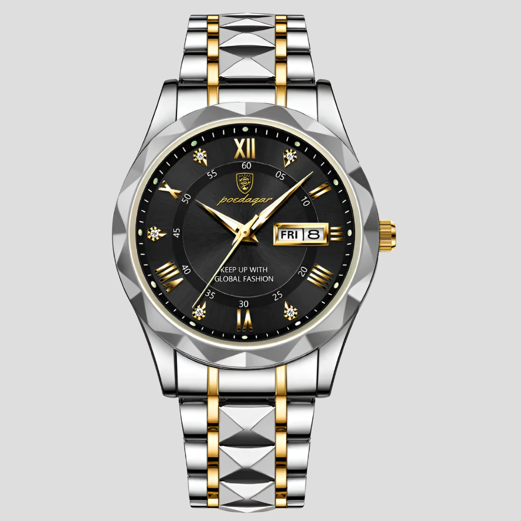 Everyday Business Wear Luxury Men’s Stainless Steel Watch
