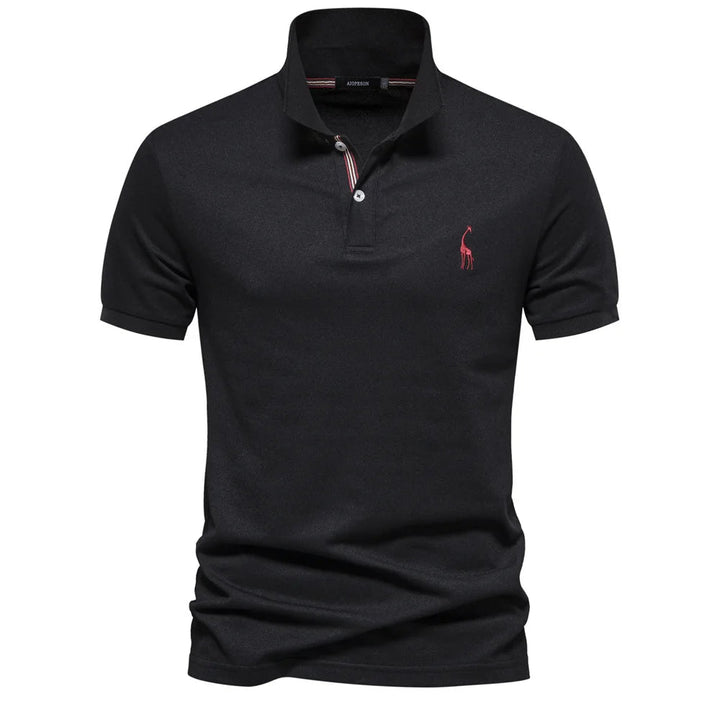 Classic Men's Polo with Embroidery Timeless Style with Refined Detailing