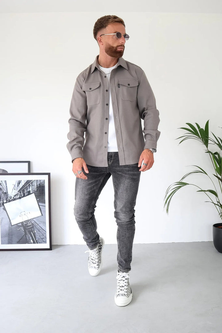 Modern Shirt Jacket for Men – Elias