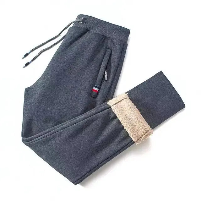 Winter Jogging Bottoms | Straight Fleece Pants