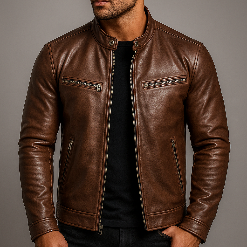 Men's Vintage Leather Jacket – Timeless Style, First-Class Craftsmanship