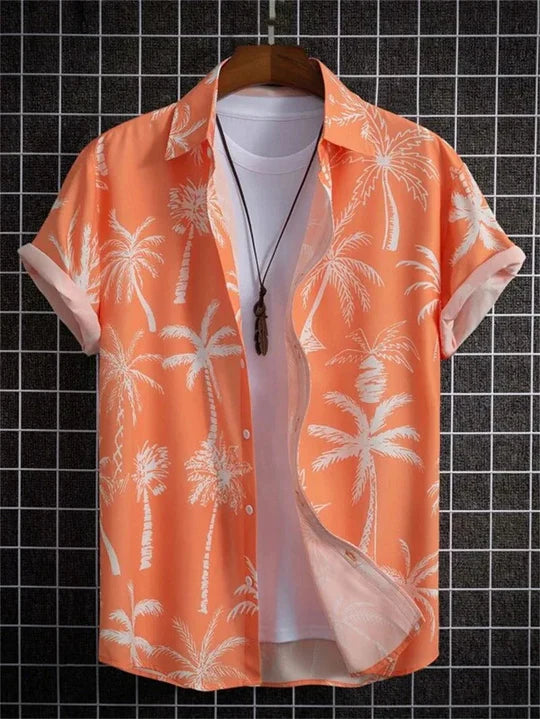 3D Flower Print Hawaiian Shirt Vibrant Style for Laid-Back Days