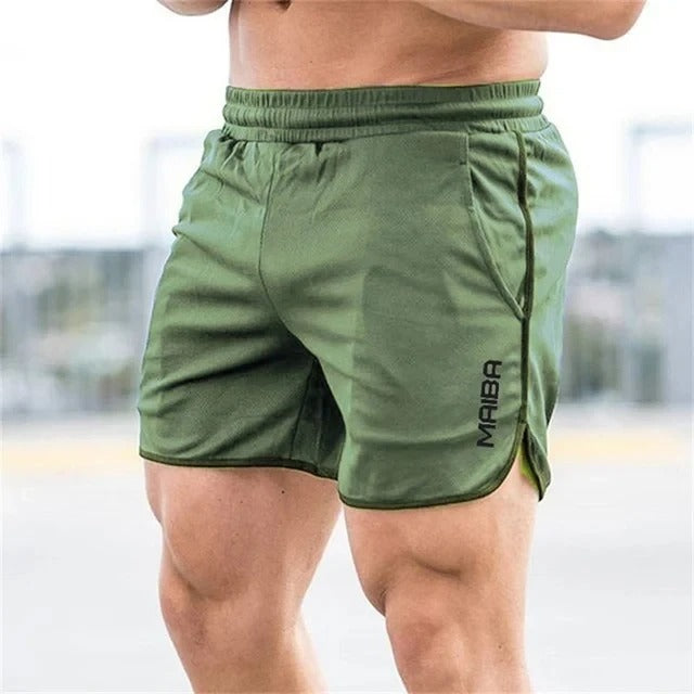 Slim-Fit Elastic Men's Swimming Trunks