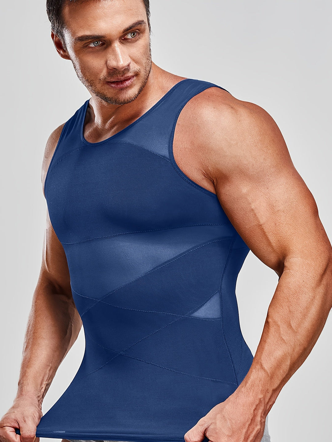 Men's Shapewear Tank Top Tummy Control Sleeveless Vest
