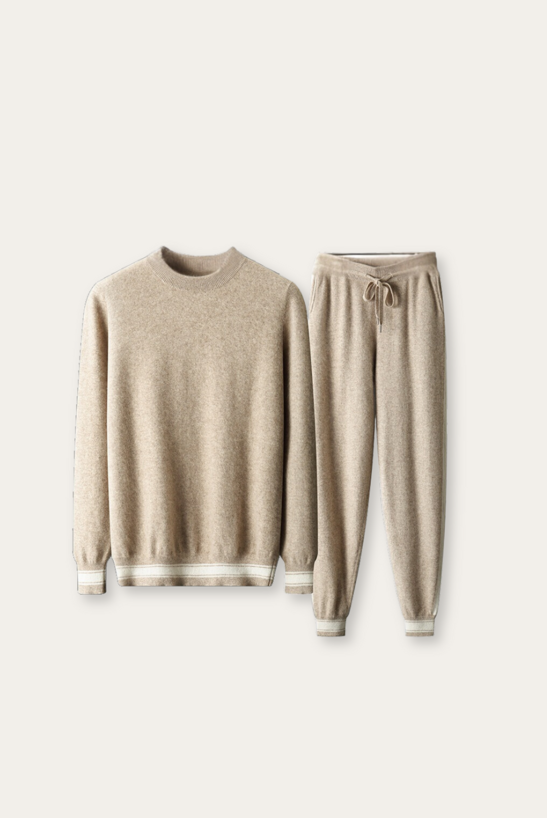 Light Brown Cashmere Merino Set – Alessio