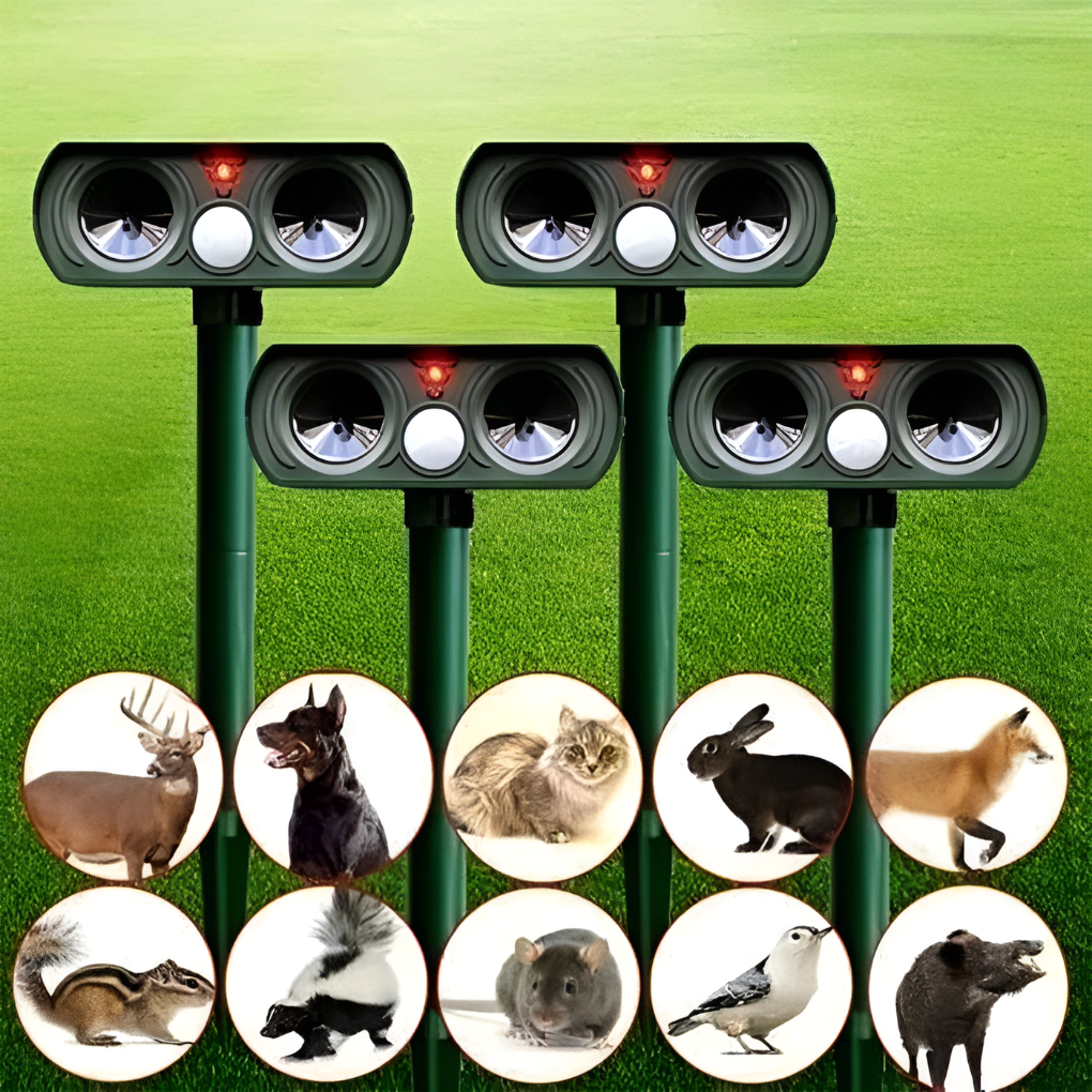 Infrared Solar Powered Animal Pest Repeller