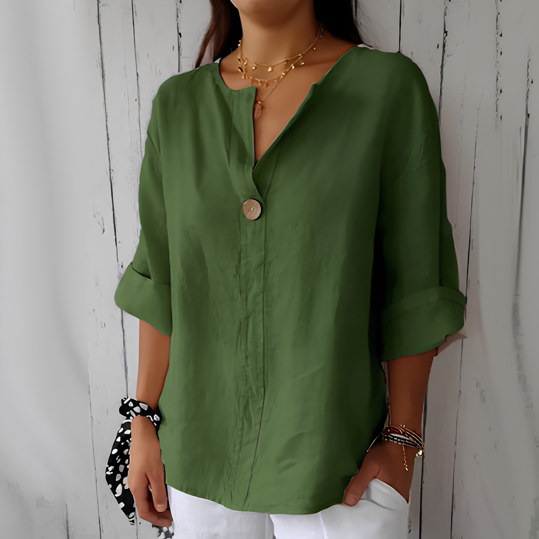 Women’s V-Neck Long Sleeve