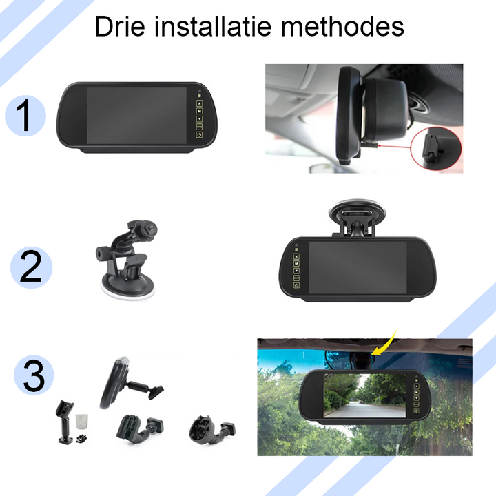 Mercedes Citan - Renault Kangoo 2012-2021 - Backup camera + display