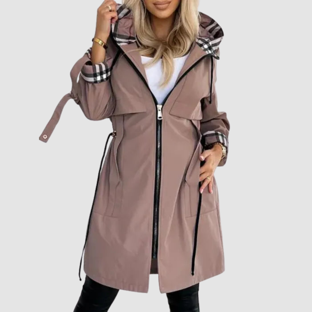 Waterproof Hooded Zip-Up Coat