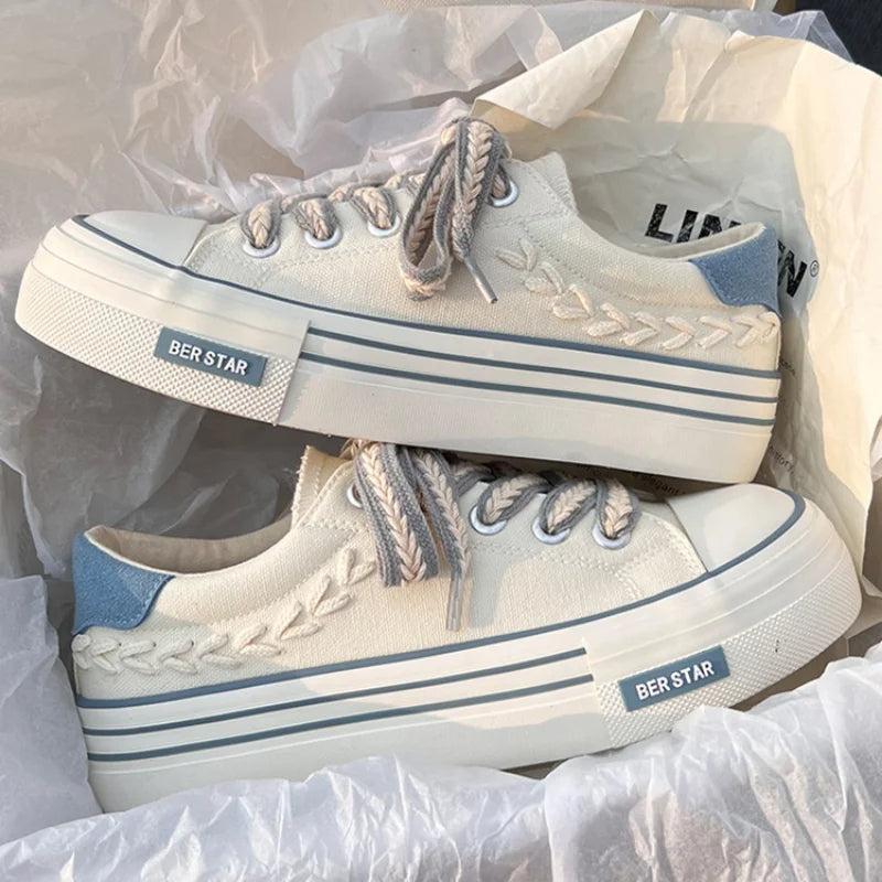 Platform Canvas Sneakers