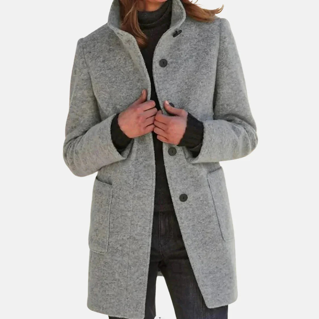 Vintage Tweed Coat with Sophisticated Charm