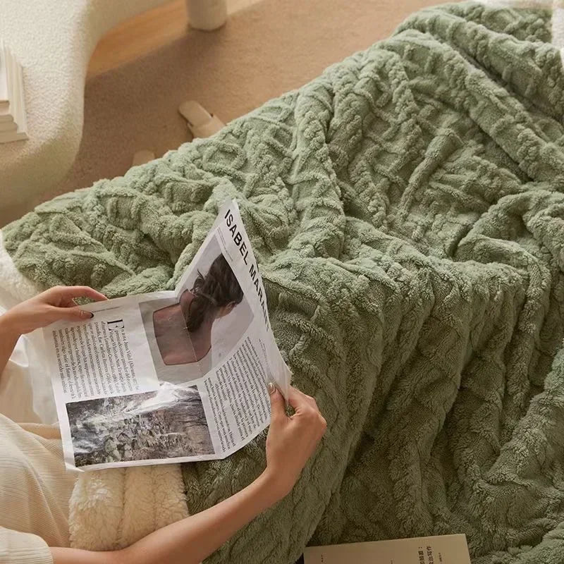 Winter Lambswool Blanket Ultimate Warmth and Comfort for Colder Days