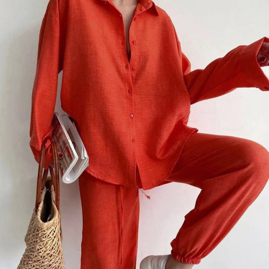 Chic Matching Set for Women’s Casual Looks