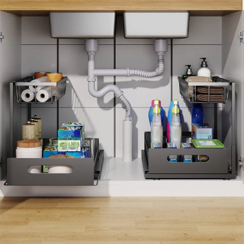 2-Tier Under-Sink Drawer Organiser – Arlo