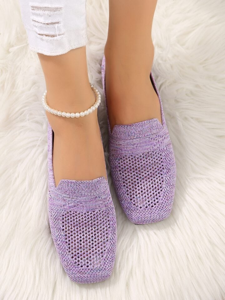 Women's orthopedic slip-on sneakers with soft footbed, breathable mesh