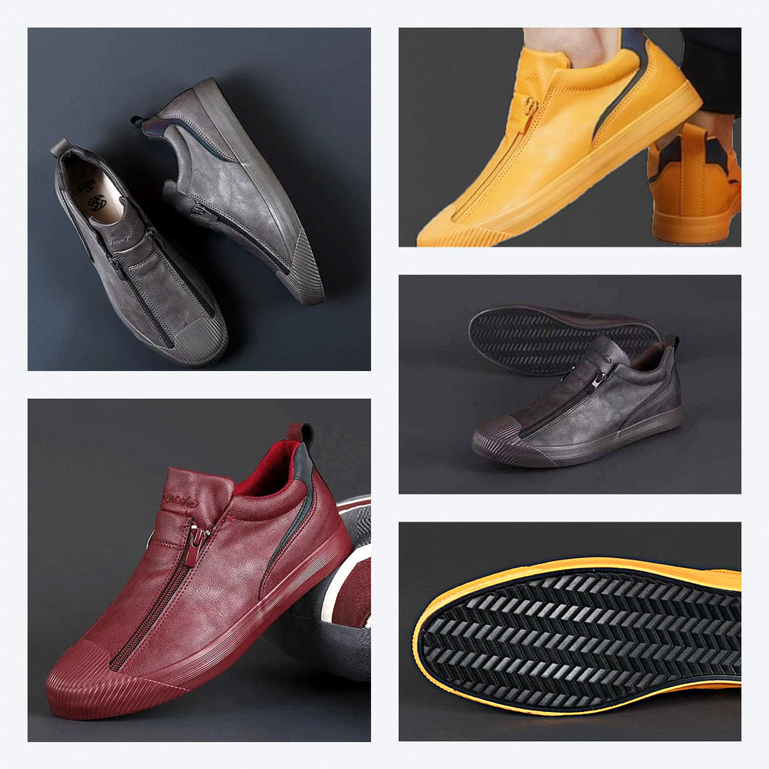 Men's Zip-Up Sneakers with Comfort – Noah