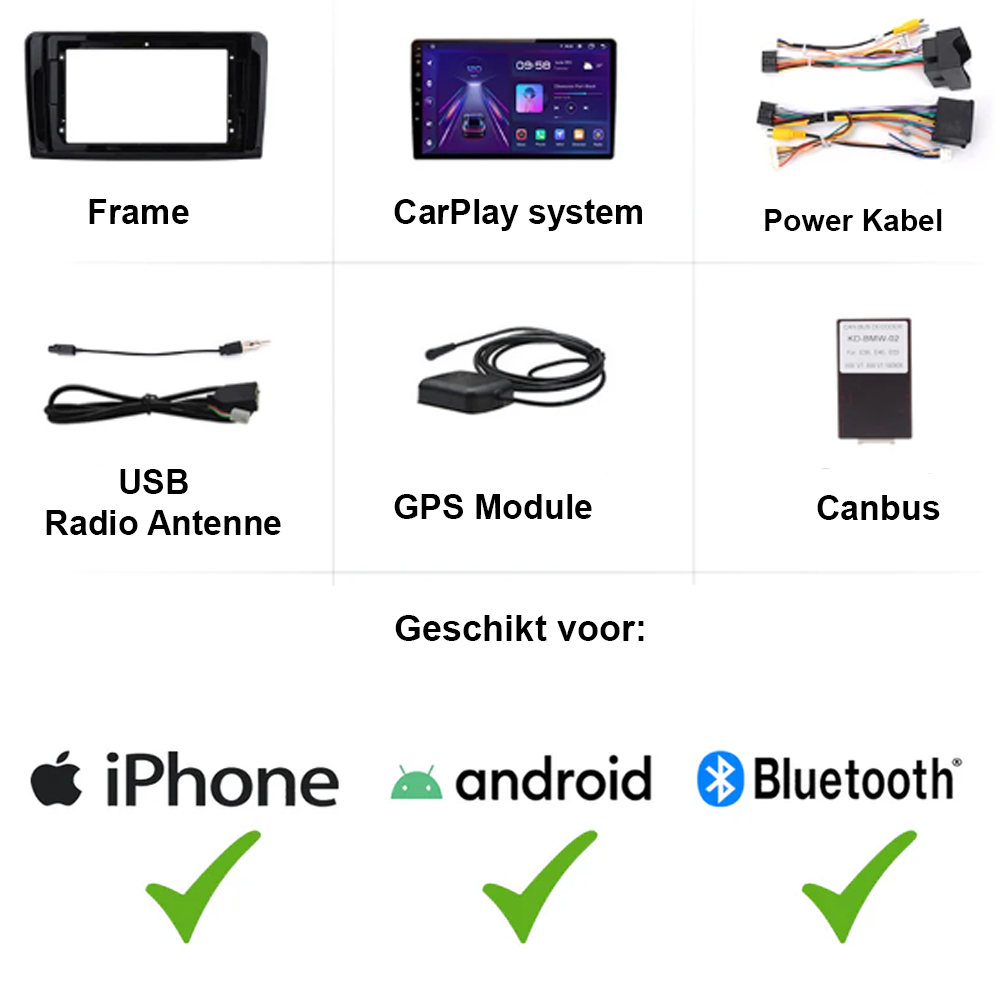 Mercedes ML & GL | CarPlay & Android Auto| 2005 to 2012| 64GB