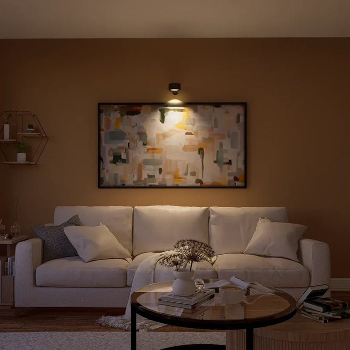 Cordless LED Wall Light with 360° Rotation, Touch Dimming, 3 Light Colors and USB-C Battery