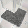 Luxurious L-Shaped Non-Slip Corner Shower Mat - Evelyn