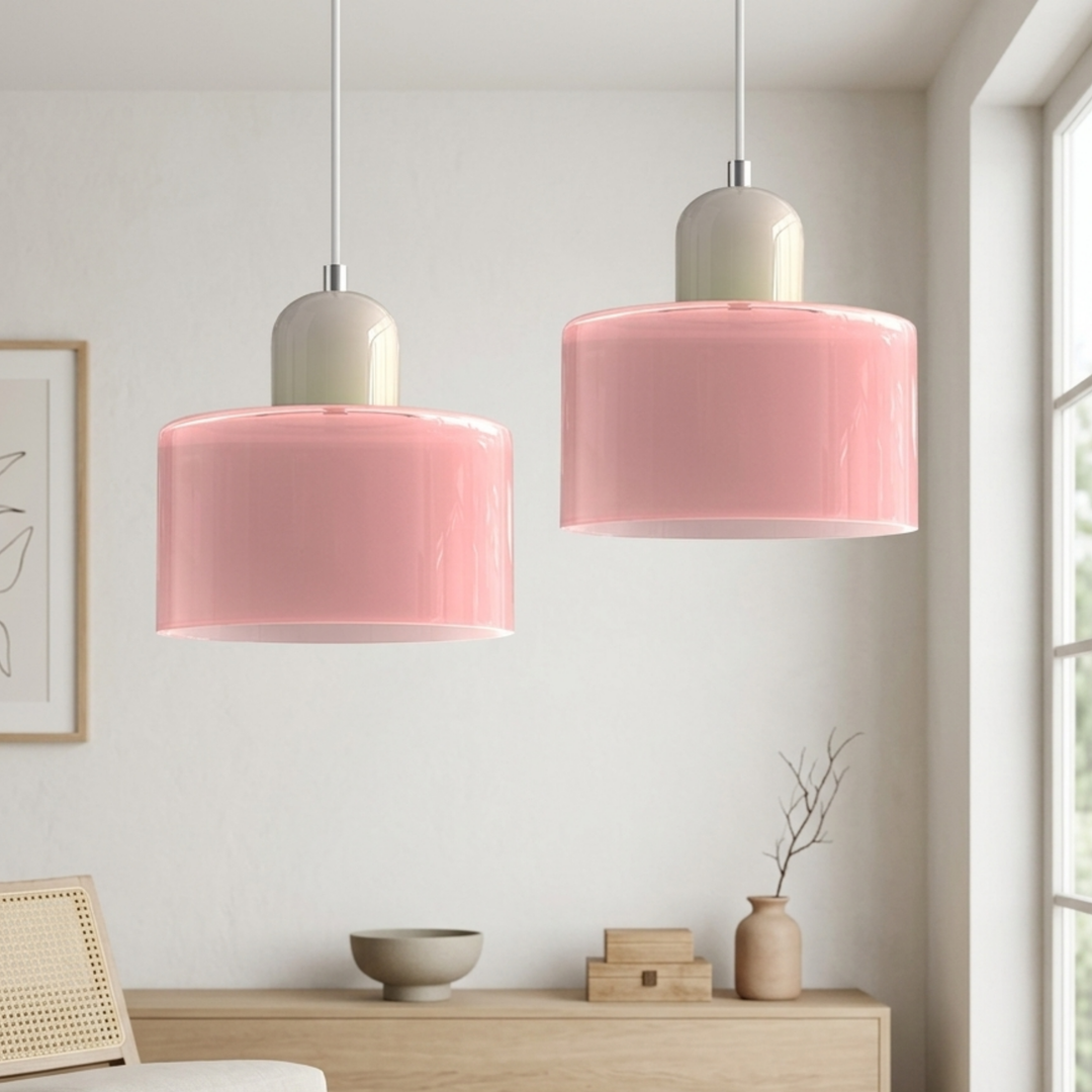Ring Pendant Light with Extended Halo Design
