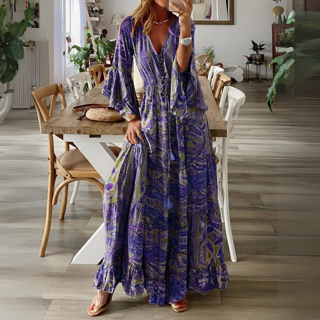 Women’s Bohemian Maxi Dress