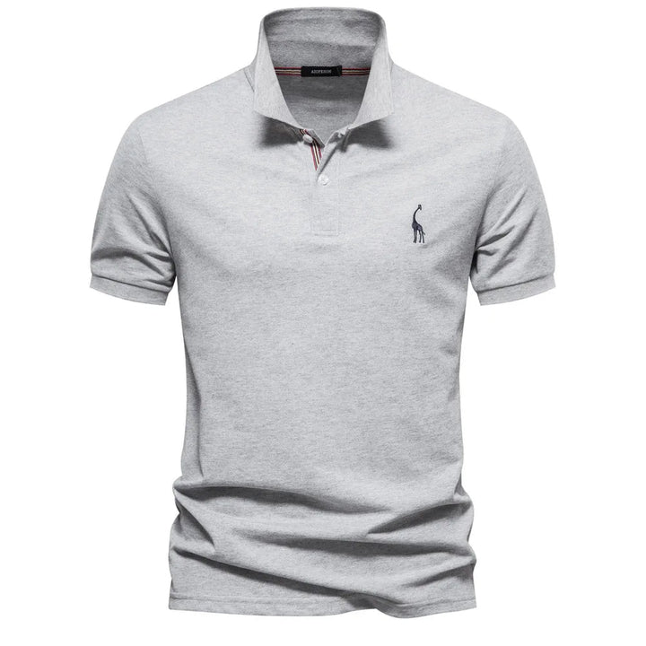 Classic Men's Polo with Embroidery Timeless Style with Refined Detailing