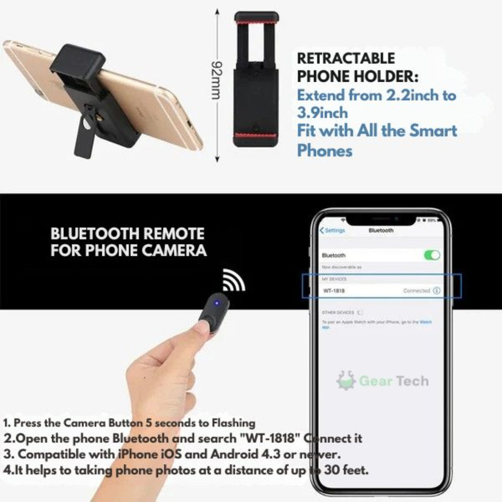 Bluetooth Selfie Tripod