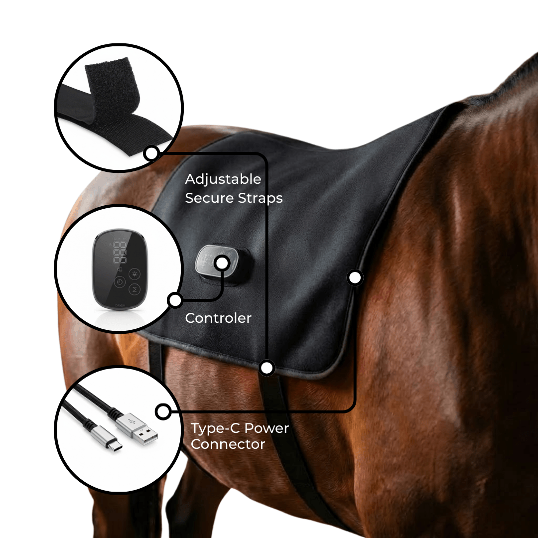 LED Red Light Therapy Back Wrap for Horses