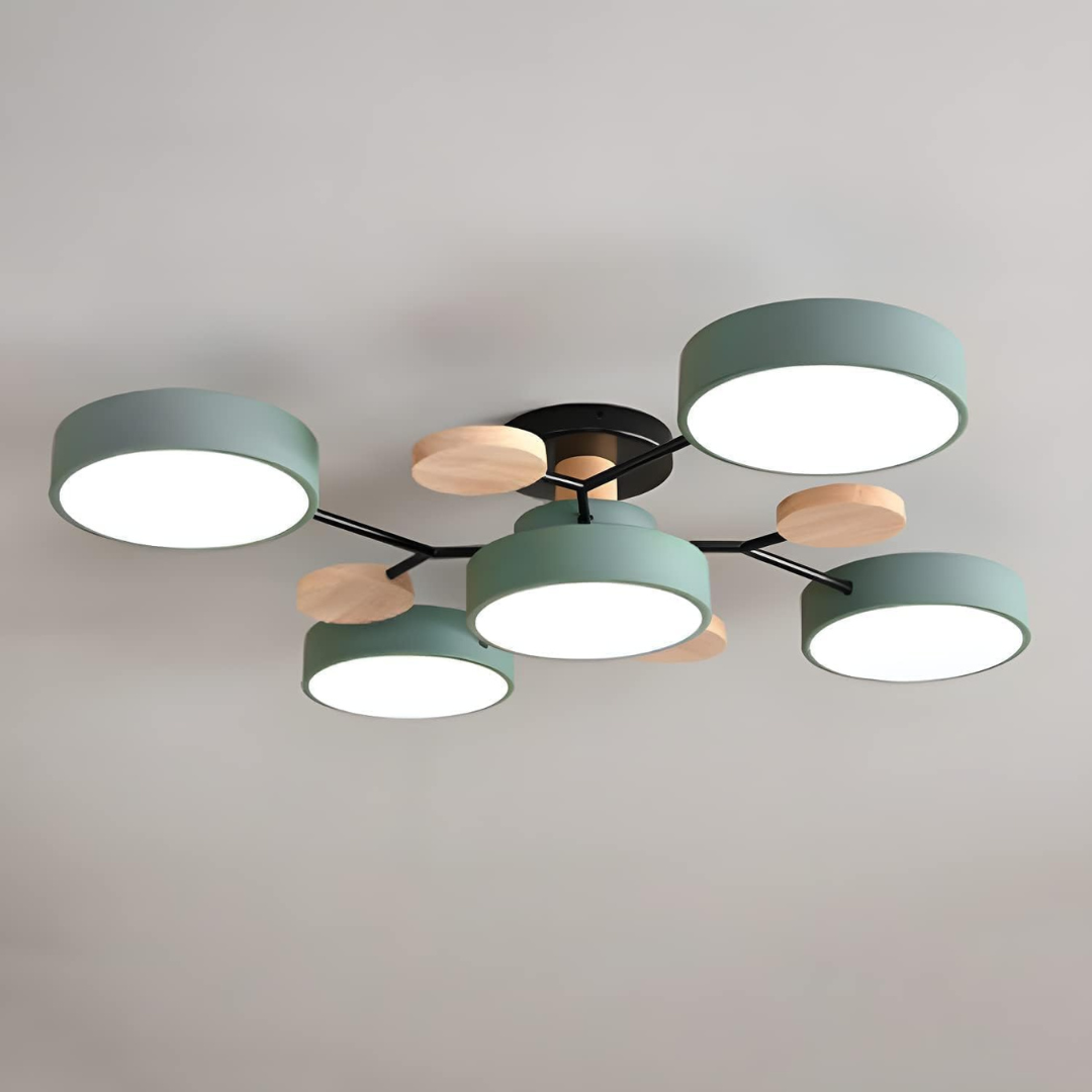 Tidy Modern Design LED Ceiling Lamp | Glare-Free Lighting for Living Rooms and Spaces
